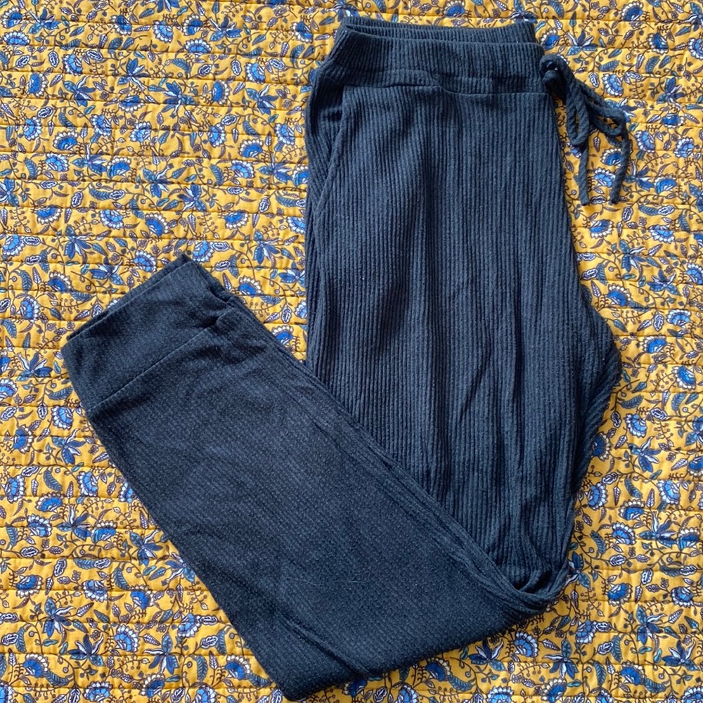JROBERTS Forrest green ribbed joggers